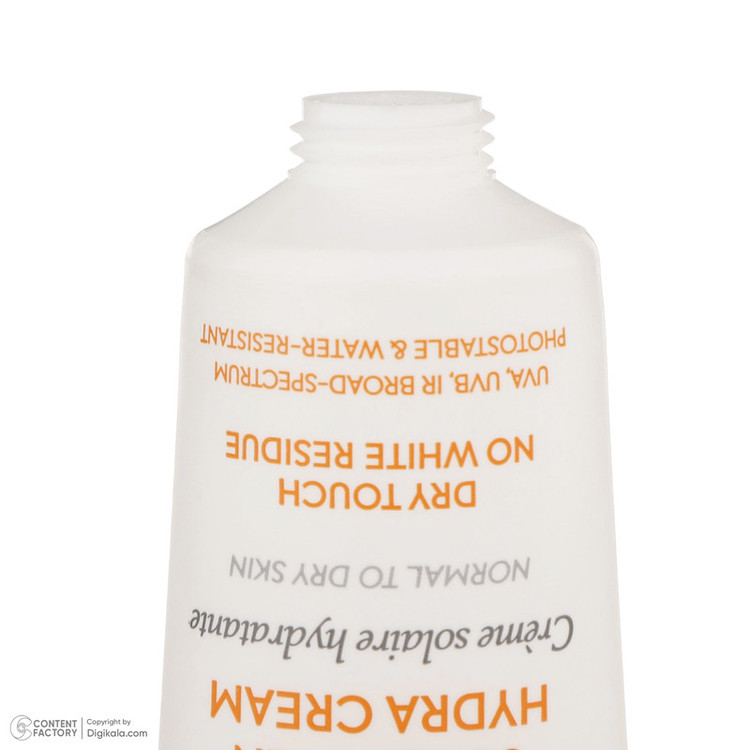 کرم ضدآفتاب بیرنگ درماتیپیک +SPF50 مدل هیدرا مناسب انواع پوست، حجم 50 میلیلیتر