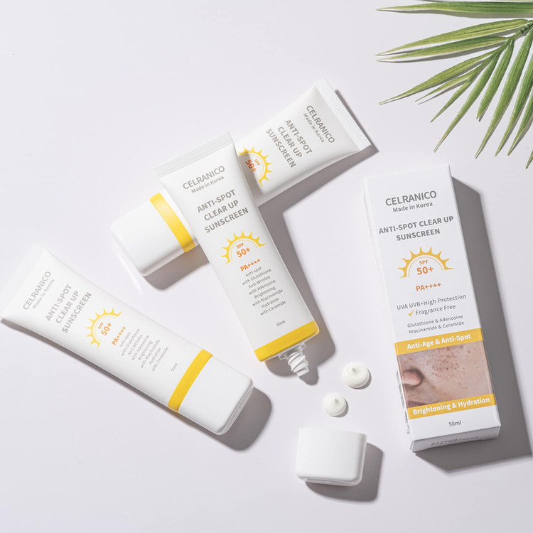 کرم ضد آفتاب بدون رنگ سلرانیکو SPF 50 مدل CLEAR UP مناسب انواع پوست حجم 50 میلیلیتر