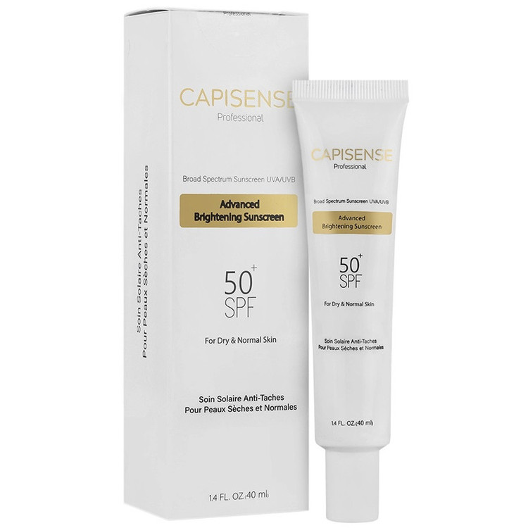 کرم ضد آفتاب بدون رنگ SPF 50 کپیسنس مدل BRI-DN مناسب پوستهای خشک و معمولی حجم 40 میلیلیتر