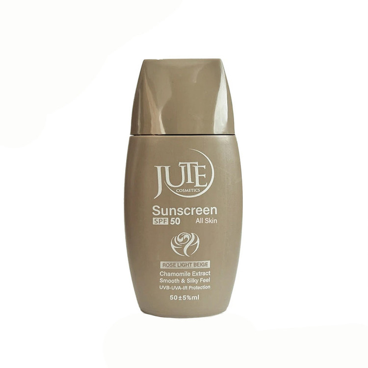 کرم ضد آفتاب رنگی صورت ژوت SPF50 مدل 4554 محافظتکننده در برابر اشعههای UVA و UVB مناسب برای انواع پوست حجم 50 میلی لیتر