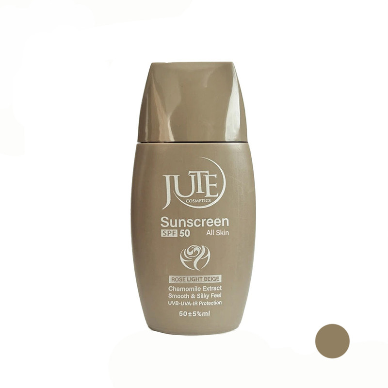 کرم ضد آفتاب رنگی صورت ژوت SPF50 مدل 4554 محافظت‌کننده در برابر اشعه‌های UVA و UVB مناسب برای انواع پوست حجم 50 میلی لیتر
