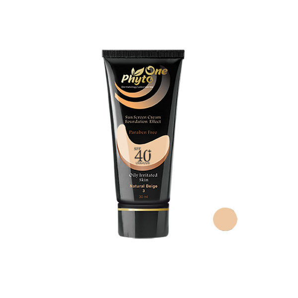 کرم ضد آفتاب رنگی فیتووان مدل Natural Beige SPF 40 مناسب پوست های چرب حجم 30 میلی لیتر