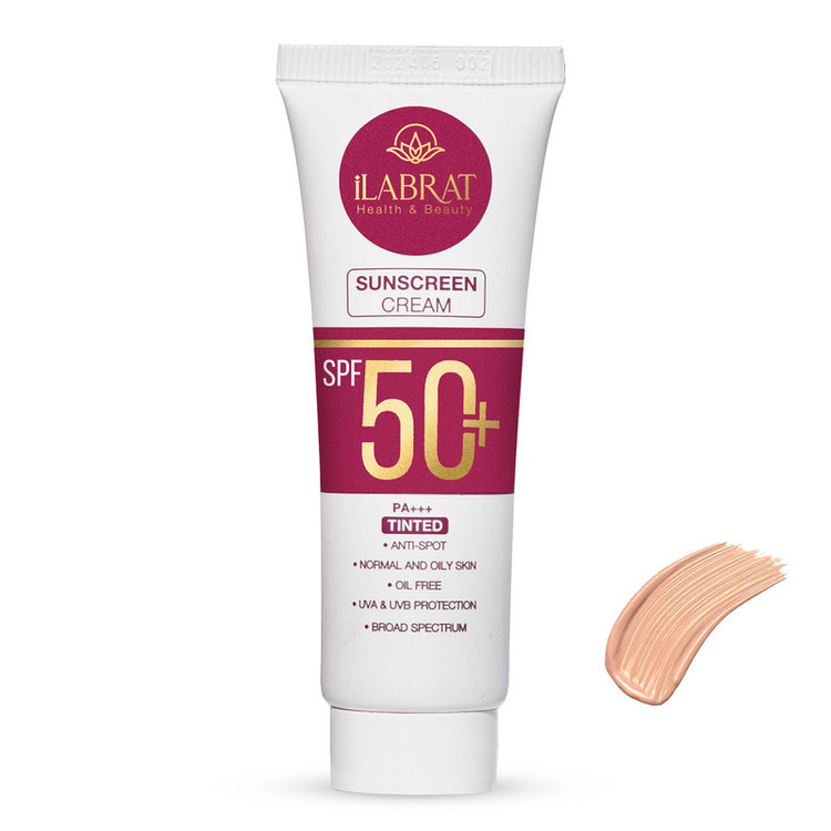 کرم ضدآفتاب ایلابرت مدل ضدلک light beige، حجم 40 میلیلیتر