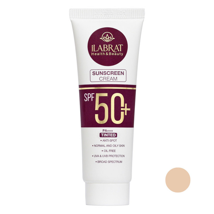 کرم ضدآفتاب ایلابرت مدل ضدلک light beige، حجم 40 میلیلیتر