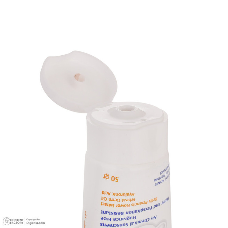 کرم ضدآفتاب رنگی هیدرودرم مدل SPF30، مناسب پوستهای معمولی و حساس، حجم 50 میلیلیتر