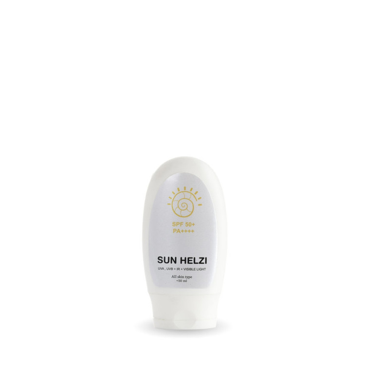کرم ضد آفتاب بیرنگ صورت حلزی SPF 50 مدل کلاژن محافظ UVA,UVB مناسب برای انواع پوست حجم 50 میلی لیتر