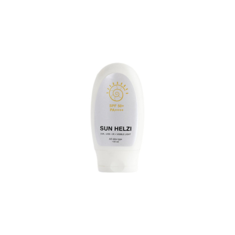 کرم ضد آفتاب بیرنگ صورت حلزی SPF 50 مدل کلاژن محافظ UVA,UVB مناسب برای انواع پوست حجم 50 میلی لیتر