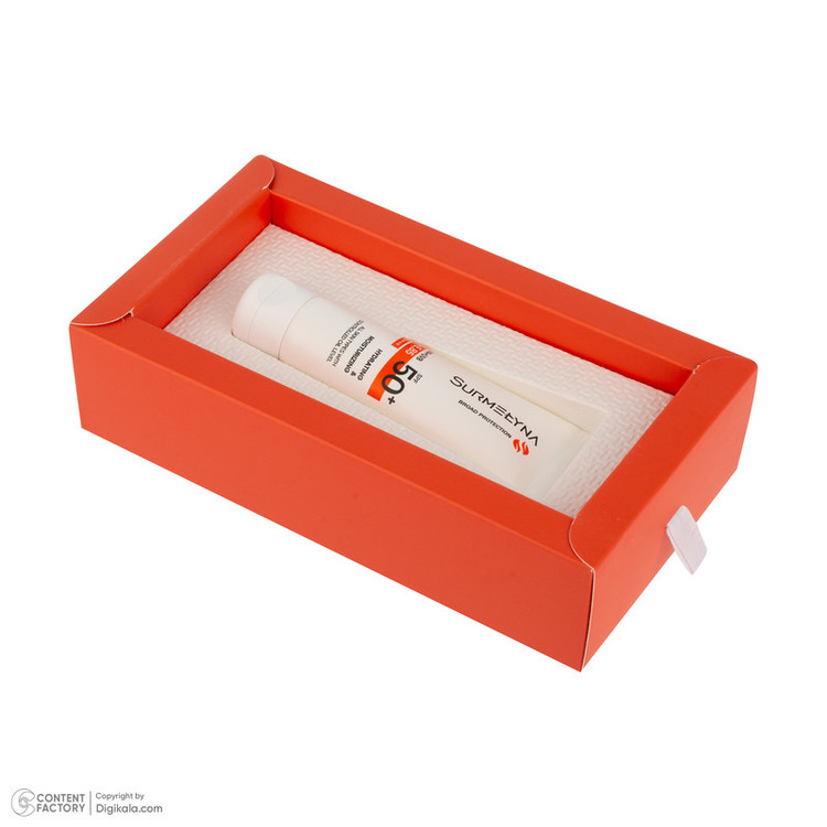 کرم ضد آفتاب بیرنگ سورملینا، SPF 50، مدل 00 UVA UVB، مناسب انواع پوست با حجم 50 میلیلیتر، ضد حساسیت، فاقد پارابن و سیلیکون، محافظتکننده در برابر اشعههای UVA و UVB، بدون تست حیوانی، PA++++، ضد پیری، ضد جوش، با ماندگاری 2 ساعته