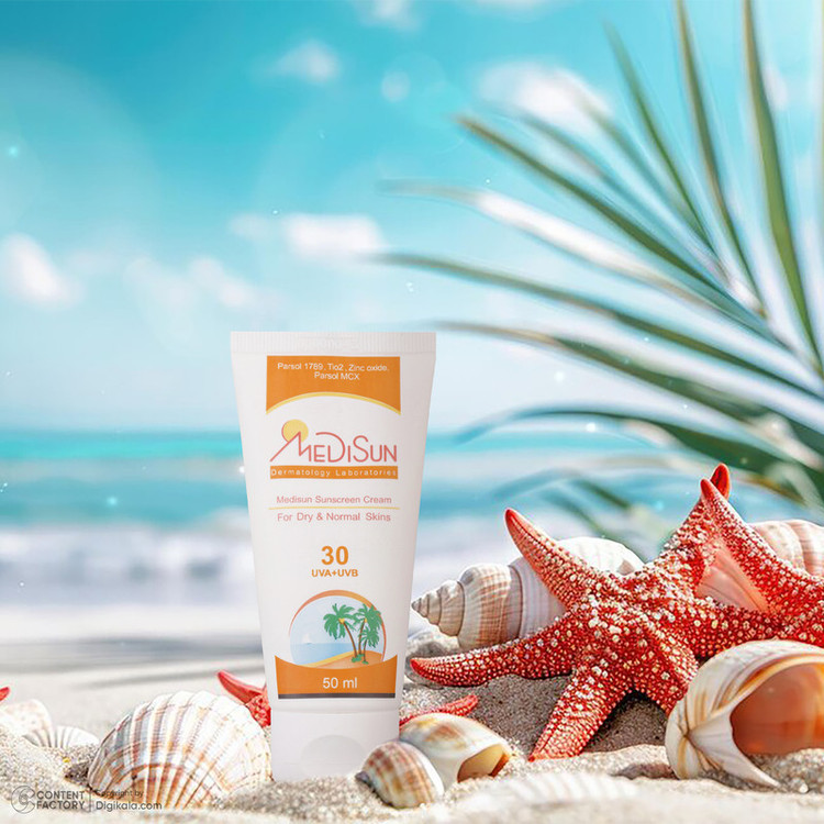 کرم ضدآفتاب مدیسان SPF30، حجم 50 میلیلیتر