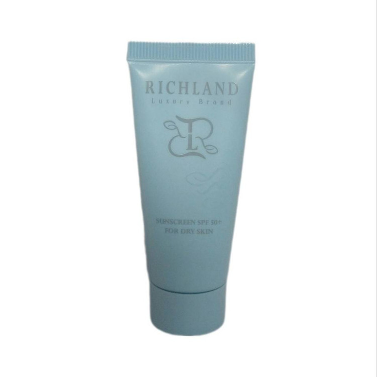 کرم ضد آفتاب بی رنگ ریچلند SPF 50 مدل 01 مناسب پوست خشک حجم 150 میلیلیتر