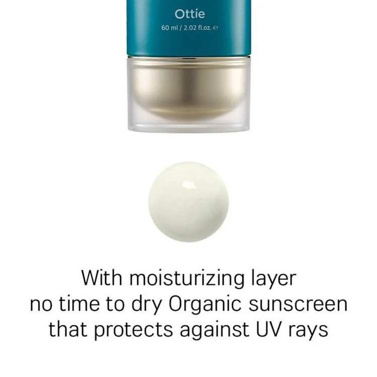 کرم ضد آفتاب بدون رنگ اوتی SPF 50 مدل +Water50 محافظ PA+++، ضد حساسیت، ضد چروک و ضد پیری، مناسب انواع پوست حجم 60 میلیلیتر