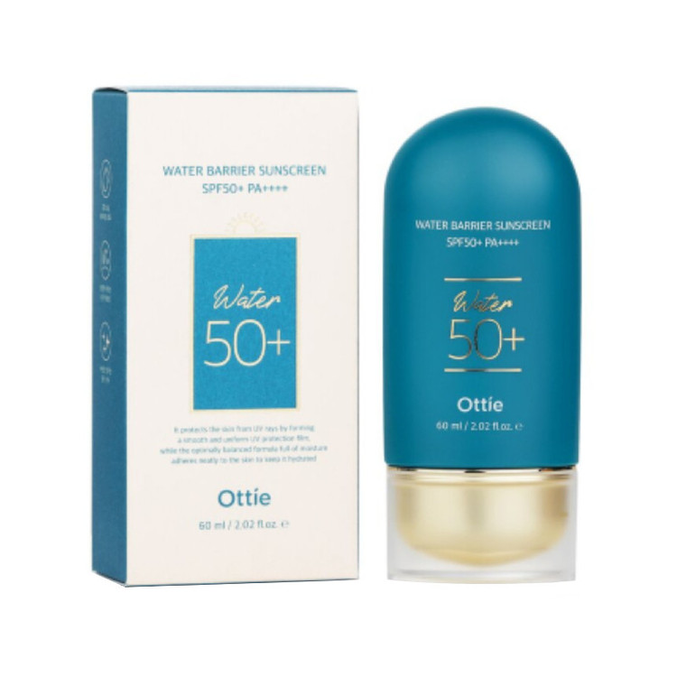 کرم ضد آفتاب بدون رنگ اوتی SPF 50 مدل +Water50 محافظ PA+++، ضد حساسیت، ضد چروک و ضد پیری، مناسب انواع پوست حجم 60 میلیلیتر