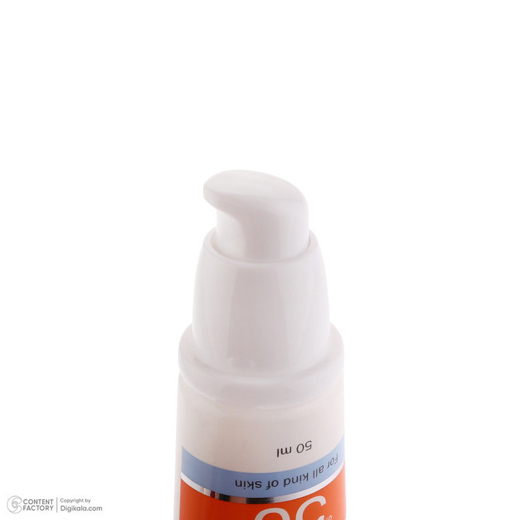 کرم ضد آفتاب بیرنگ دست و صورت ثمین SPF 50 مدل Fusion Water محافظ UVA ، UVB مناسب برای انواع پوست حجم 50 میلی لیتر