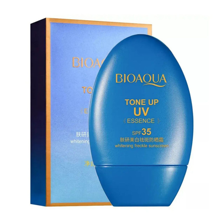 کرم ضد آفتاب بی رنگ بیو اکوا SPF 35 مدل TONE محافظ UVA ،UVB ، ضد حساسیت، مناسب انواع پوست معمولی و حساس حجم 35 میلیلیتر