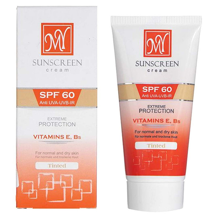 کرم ضد آفتاب رنگی مای SPF60 مدل اکستریم کد 60 مناسب پوست های نرمال و خشک حجم 50 میلی لیتر مجموعه 2 عددی