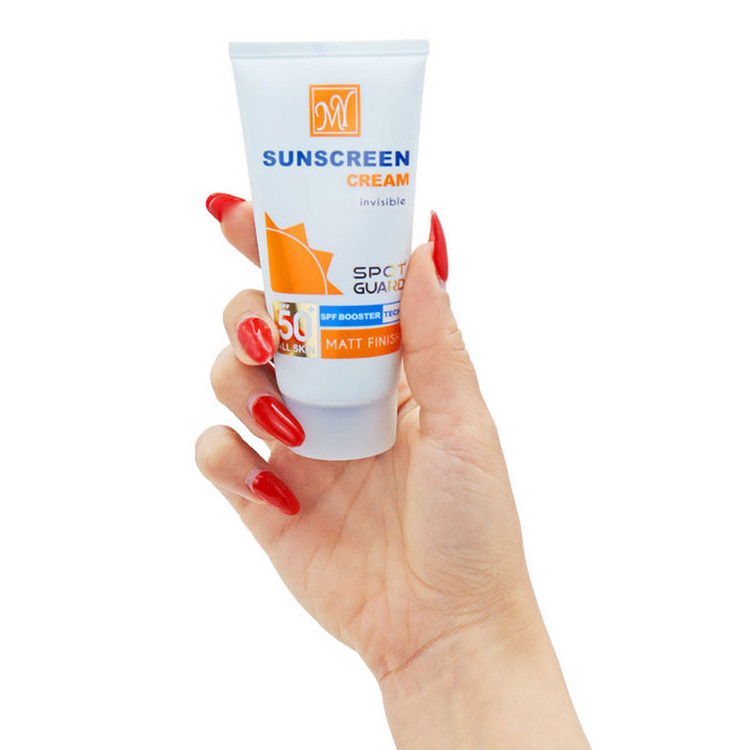 کرم ضدآفتاب بیرنگ مای SPF50 مدل Spot Guard، مناسب پوستهای خشک، حجم 50 میلیلیتر