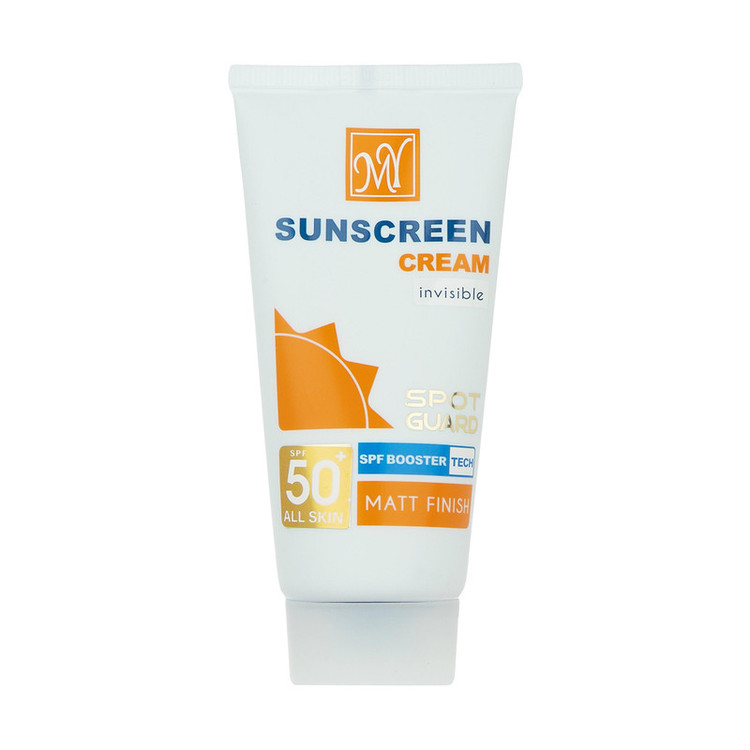 کرم ضدآفتاب بیرنگ مای SPF50 مدل Spot Guard، مناسب پوستهای خشک، حجم 50 میلیلیتر