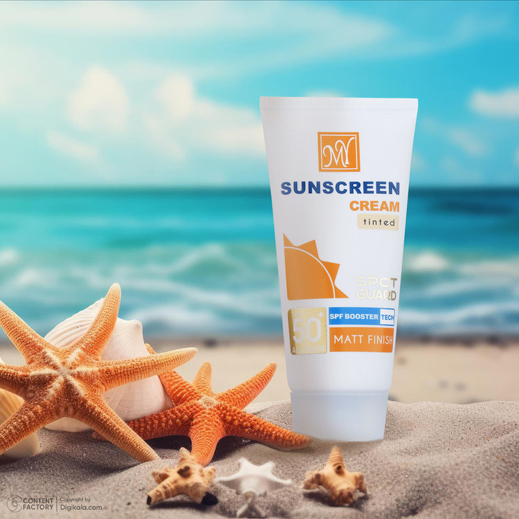 کرم ضدآفتاب بیرنگ مای SPF50 مدل Spot Guard، مناسب پوستهای خشک، حجم 50 میلیلیتر
