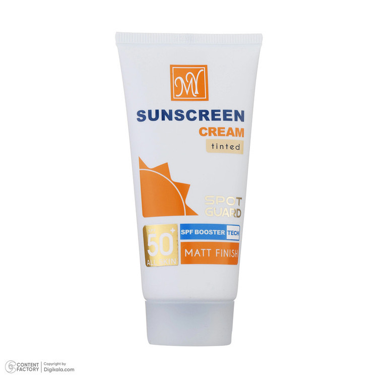 کرم ضدآفتاب بیرنگ مای SPF50 مدل Spot Guard، مناسب پوستهای خشک، حجم 50 میلیلیتر