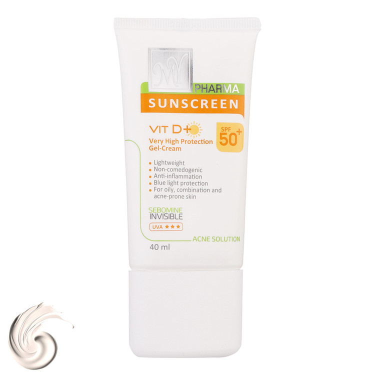 کرم ضدآفتاب بیرنگ مای سری فارما مدل SPF50، مناسب پوستهای چرب و مختلط، حجم 40 میلیلیتر