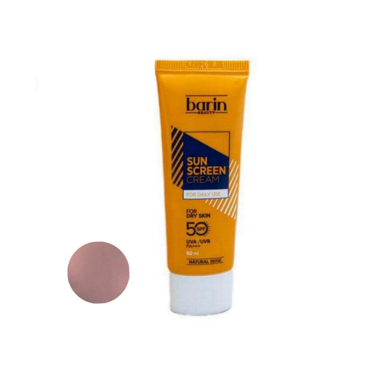 کرم ضد آفتاب رنگی بارین بیوتی SPF 50 مدل NB مناسب پوست های خشک حجم 50 میلی لیتر