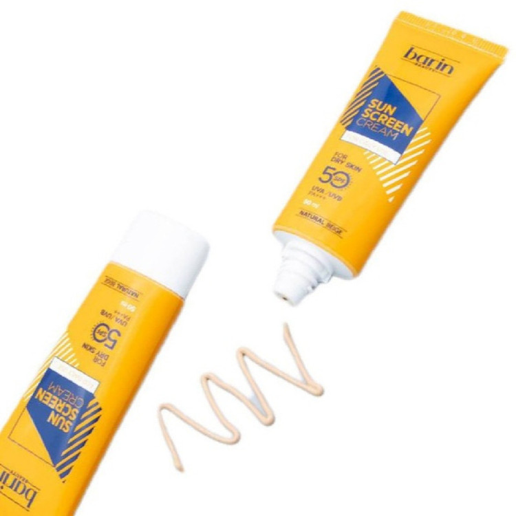 کرم ضد آفتاب رنگی بارین بیوتی SPF 50 مدل NB مناسب پوست های خشک حجم 50 میلی لیتر