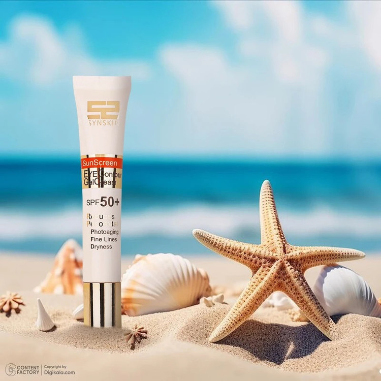 ژل ضد آفتاب بیرنگ دور چشم ساین اسکین SPF 50 مدل PFD مناسب انواع پوست حجم 20 میلی لیتر مجموعه 2 عددی