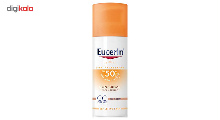 کرم ضد آفتاب بدون رنگ اوسرین SPF 50 مدل Tinted SPF50 مناسب پوستهای حجم میلیلیتر