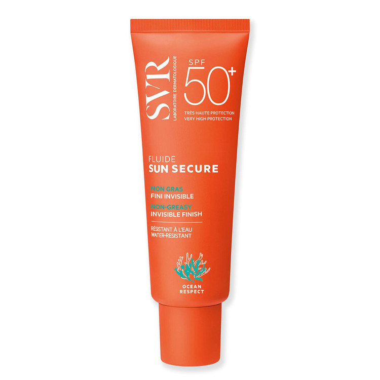 کرم ضد آفتاب بدون رنگ اس وی آر SPF 50 مدل سان سیکور مناسب پوستهای چرب حجم 40 میلیلیتر