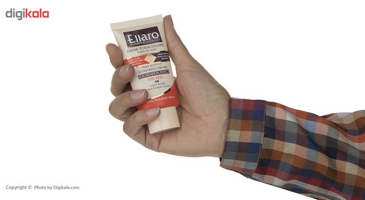 کرم ضد آفتاب رنگی الارو مدل Light Beige SPF30 تحت لیسانس حجم 40 میلی لیتر