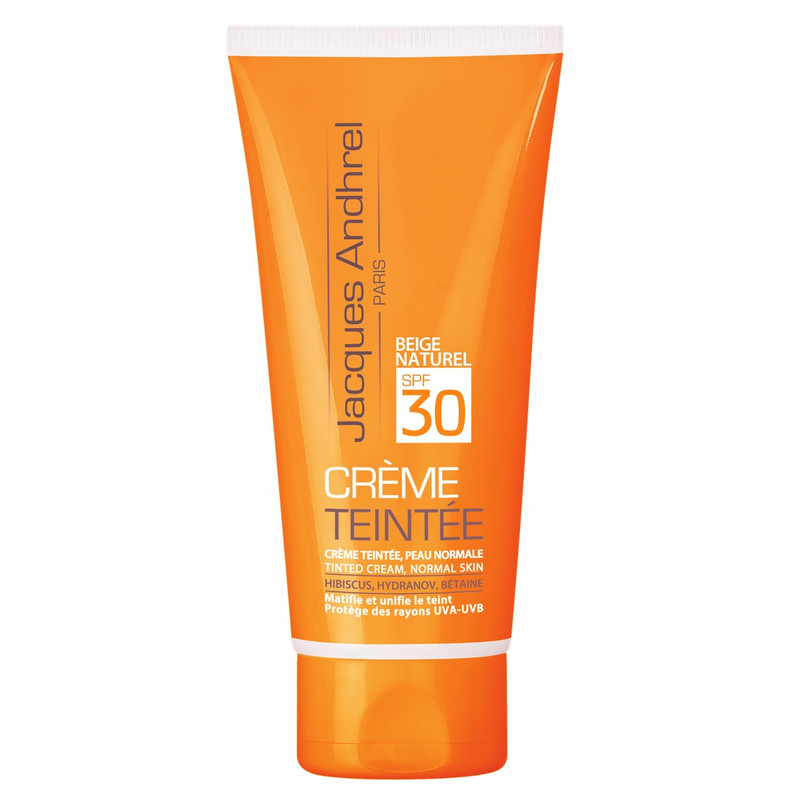 کرم ضد آفتاب رنگی ژاک آندرل پاریس SPF 30 مدل TINTED مناسب پوست های خشک و معمولی حجم 50 میلی لیتر