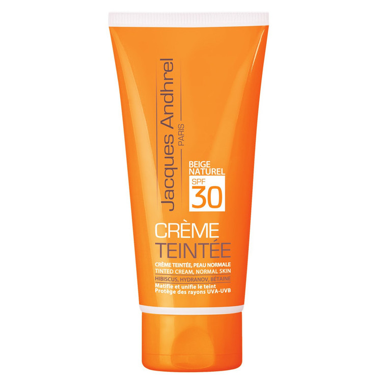 کرم ضد آفتاب رنگی ژاک آندرل پاریس SPF 30 مدل TINTED مناسب پوست های خشک و معمولی حجم 50 میلی لیتر