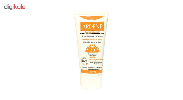 کرم ضدآفتاب رنگی آردن SPF30، حجم 50 گرم