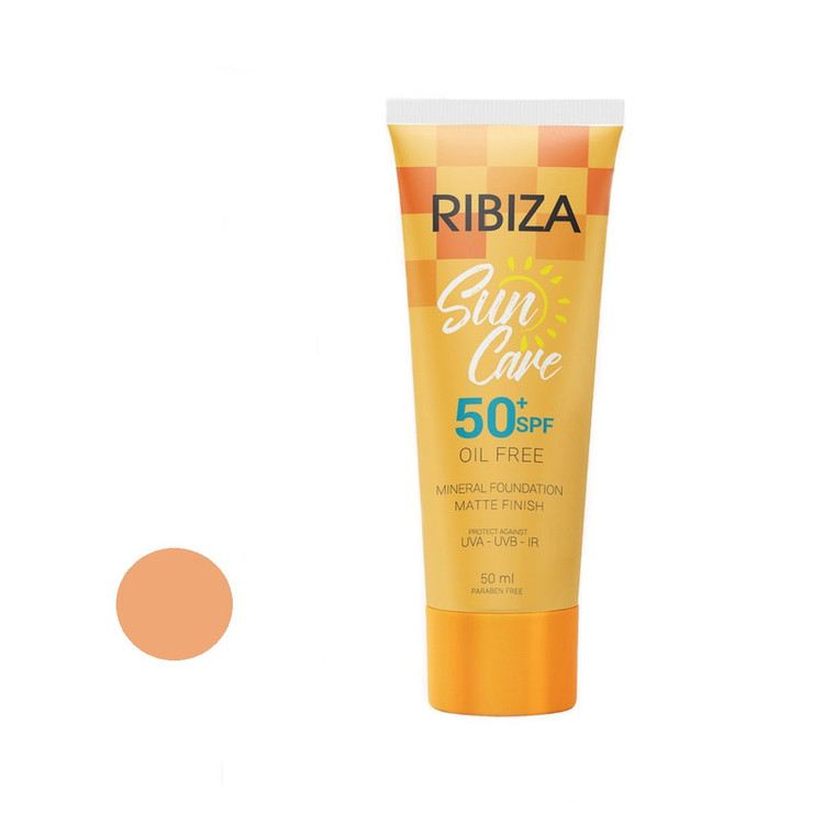 کرم ضد آفتاب رنگی ری بی زا SPF 50 مدل 03 مناسب انواع پوست حجم 50 میلی لیتر