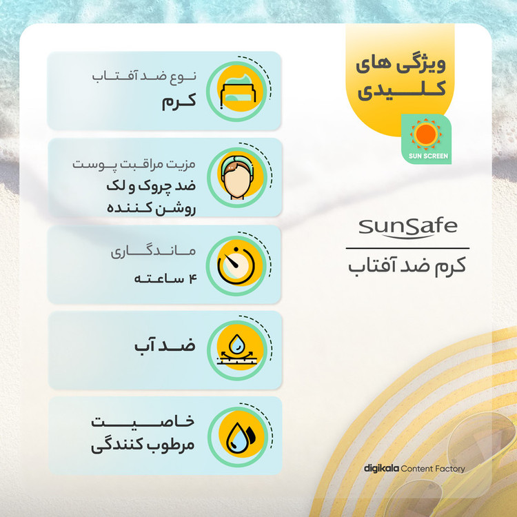 کرم ضدآفتاب روشن کننده سانسیف