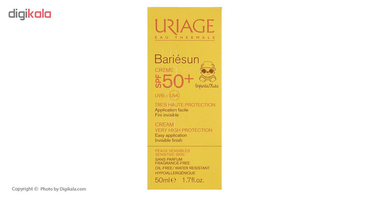 کرم ضد آفتاب اوریاژ سری Bariesun مدل Light حجم 50 میلی لیتر