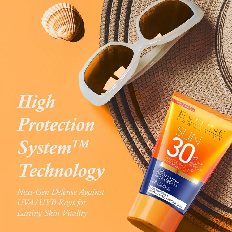 کرم ضد آفتاب اولاین مدل Sun 30 حجم 50 میلی لیتر
