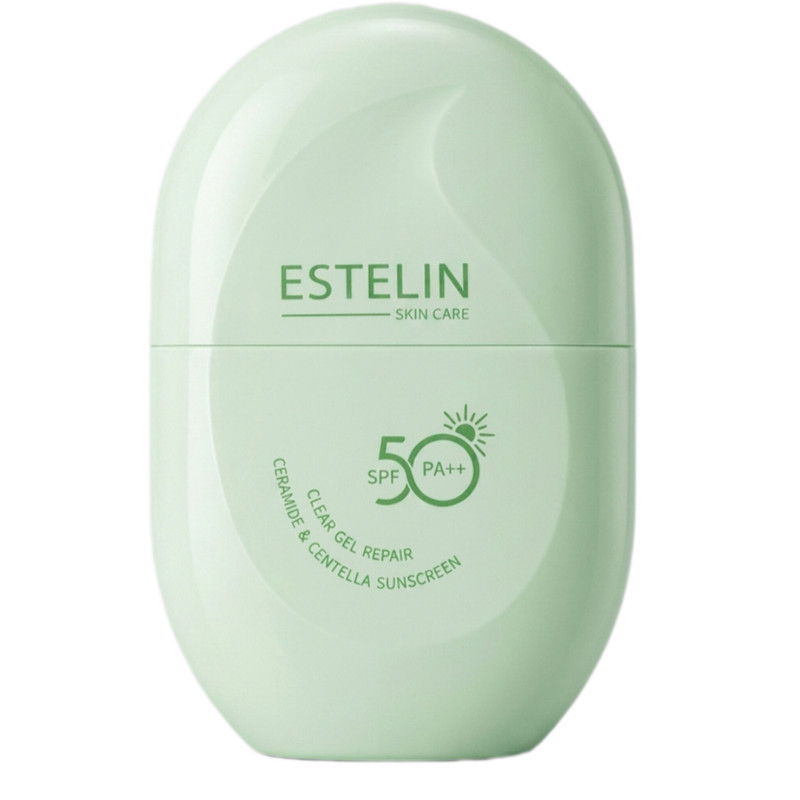 کرم ضد آفتاب بی‌رنگ صورت استیلن SPF 50 مدل سرامید و سنتلا ‌محافظ UVA ، UVB و PA++، مناسب برای انواع پوست، حجم 60 میلی‌لیتر