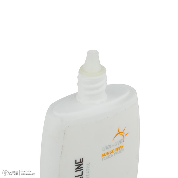 کرم ضد آفتاب بیرنگ صورت درمنجلین SPF 50 مدل Fusion Water محافظ در برابر اشعه UVA و UVB مناسب برای انواع پوست حجم 50 میلیلیتر