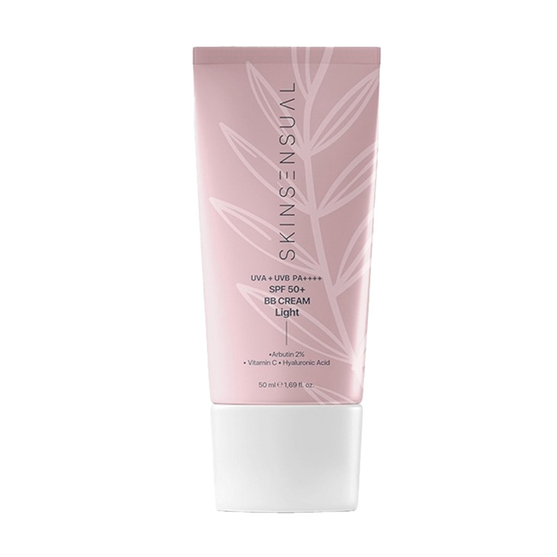 کرم ضد آفتاب بی‌رنگ صورت SPF 50 مدل BB ‌محافظ در برابر اشعه‌های مضر UVA و UVB  مناسب برای انواع پوست حجم 50 میلی‌لیتر