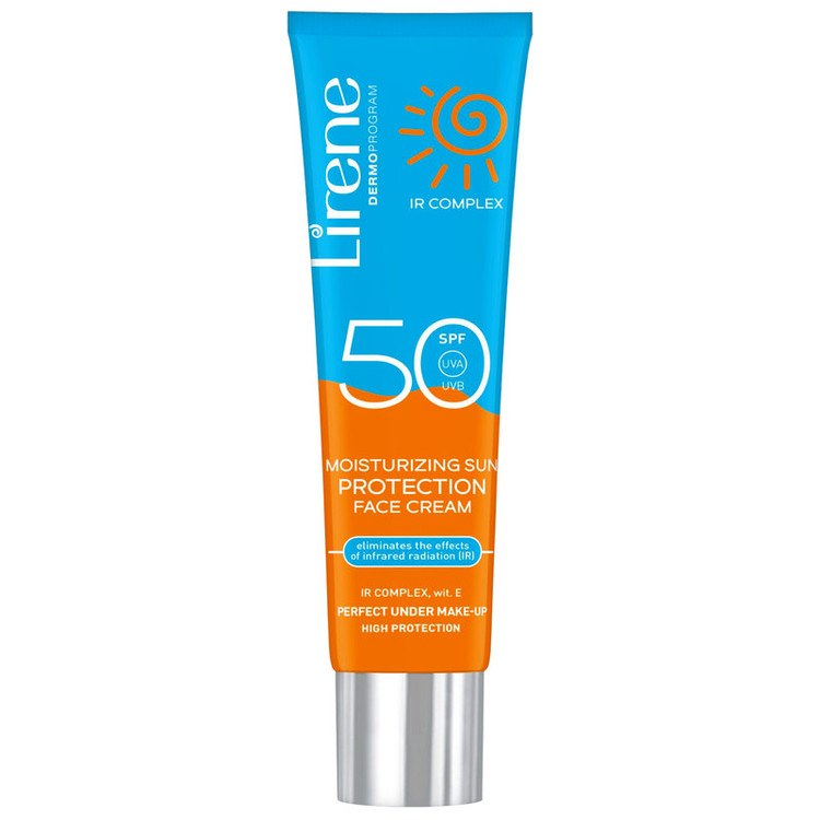 کرم ضد آفتاب بدون رنگ لایرن SPF 50 مدل Protect Complex محافظ IR ، HEV ، UVB ، UVA و PA++++ ضد حساسیت، ضد چروک و ضد پیری، مناسب انواع پوست حجم 40 میلیلیتر