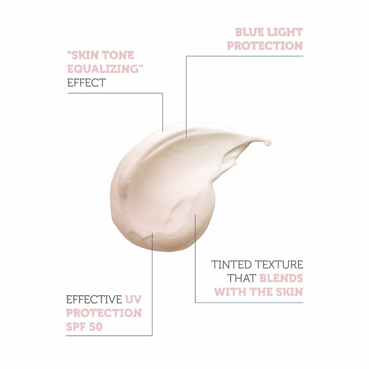 کرم ضد آفتاب رنگی صورت، گردن پیورست سولوشن SPF 50 مدل Blemish Defense محافظ در برابر UVA + UVB مناسب برای انواع پوست حجم ۵۰ میلیلیتر