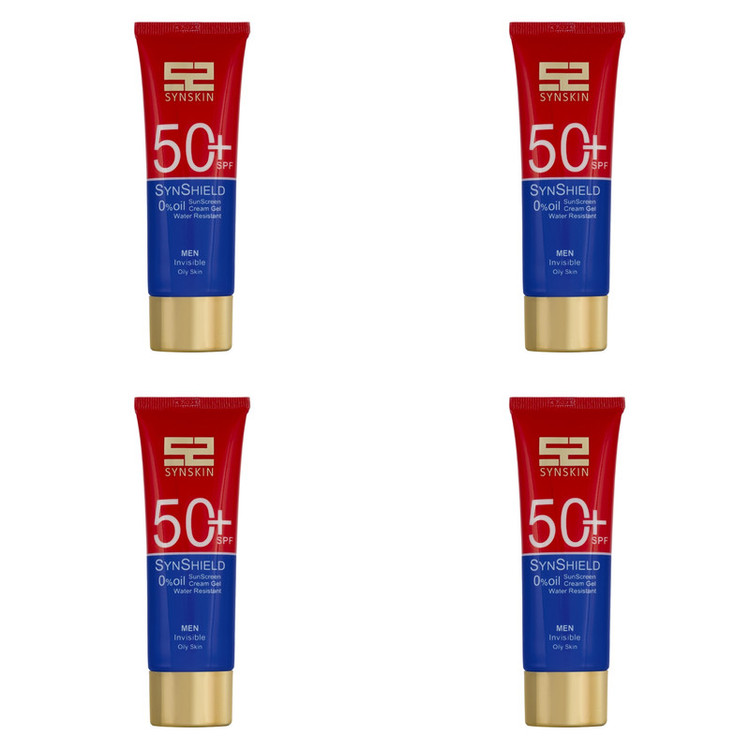 کرم ژل ضد آفتاب ساین اسکین مدل Invsible M حجم 50 میلی لیتر مجموعه 4 عددی