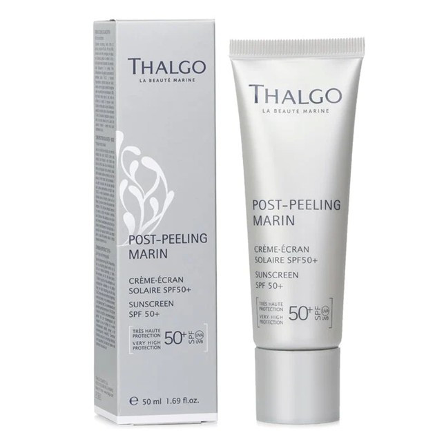 کرم ضد آفتاب بیرنگ صورت، گردن و دست تالگو SPF 50 مدل VT18027 محافظ در برابر اشعه UVA و UVB مناسب برای پوست حساس حجم 50 میلیلیتر