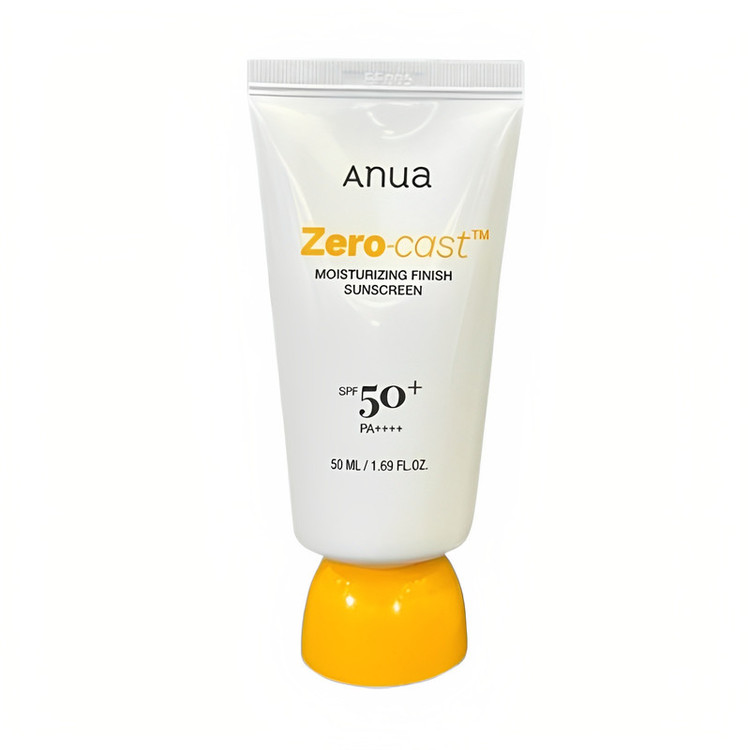 کرم ضد آفتاب بیرنگ دست، صورت، گردن، دور چشم آنوا SPF 50 مدل zero cast محافظ UVA ،UVB مناسب برای انواع پوست حجم 50 میلیلیتر