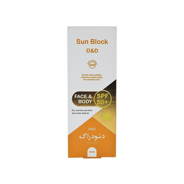 کرم ضد آفتاب بی رنگ دئو دراگ spf50 مدل invi مناسب پوست خشک حجم 45 میلی لیتر