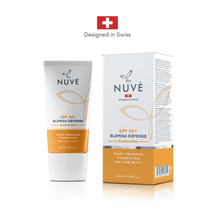 کرم ضد آفتاب بیرنگ دست، صورت و گردن نوو SPF 50 مدل ضدلک و روشنکننده صورت محافظ در برابر UVA + UVB مناسب برای آکنهدار، انواع پوست حجم ۵۰ میلیلیتر