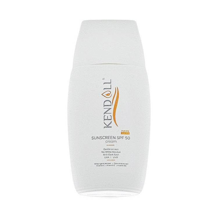 کرم ضد آفتاب بدون رنگ کندال SPF 50 مدل mo01 مناسب انواع پوست حجم 40 میلیلیتر