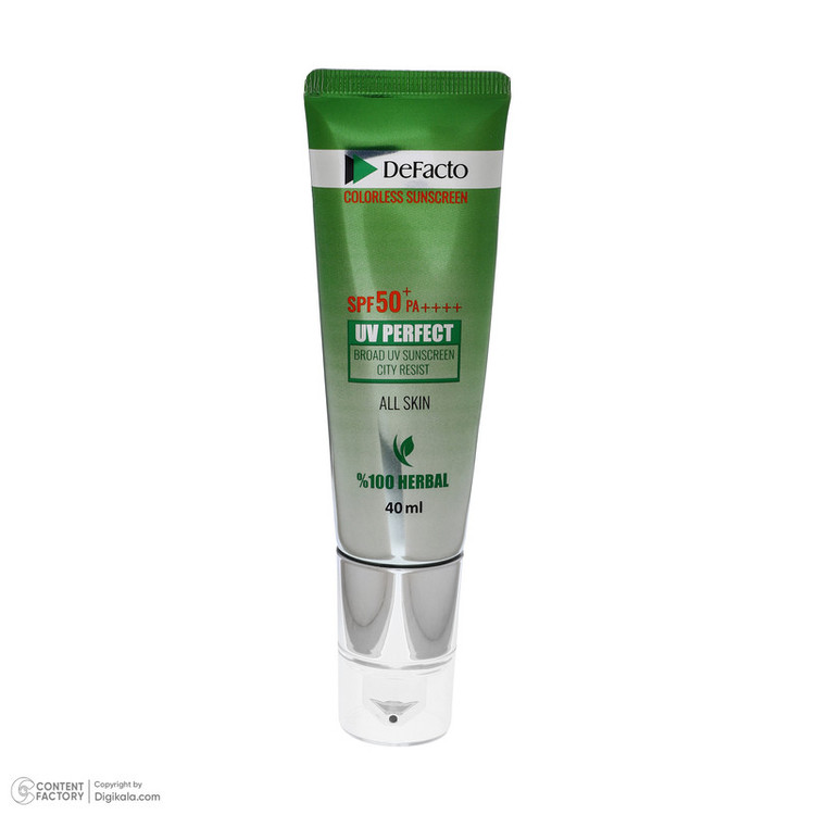 کرم ضد آفتاب بیرنگ دیفکتو SPF 50 مدل professional مناسب برای انواع پوست حجم 40 میلیلیتر