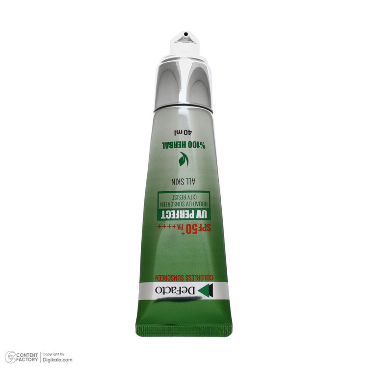 کرم ضد آفتاب بیرنگ دیفکتو SPF 50 مدل professional مناسب برای انواع پوست حجم 40 میلیلیتر